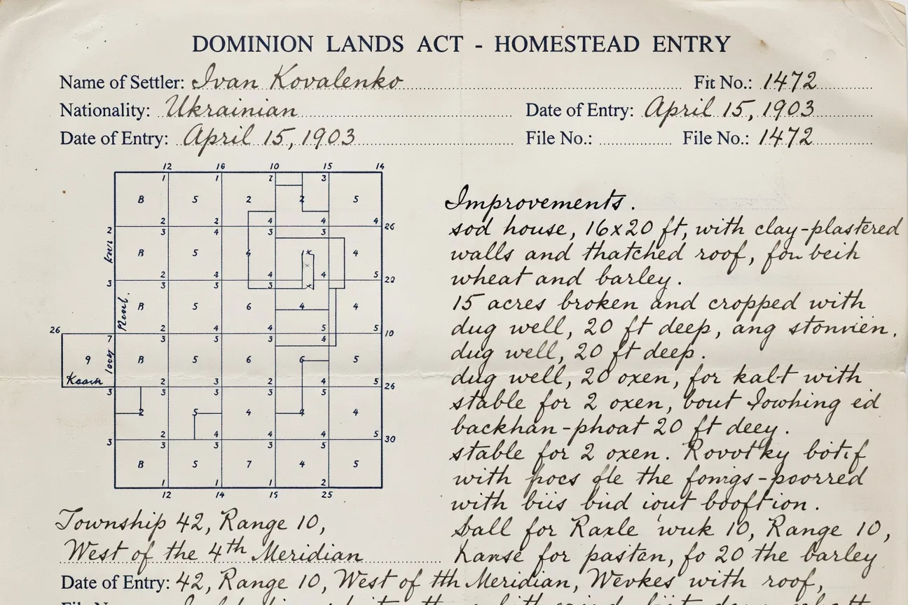 body dominion lands homestead entry 2026