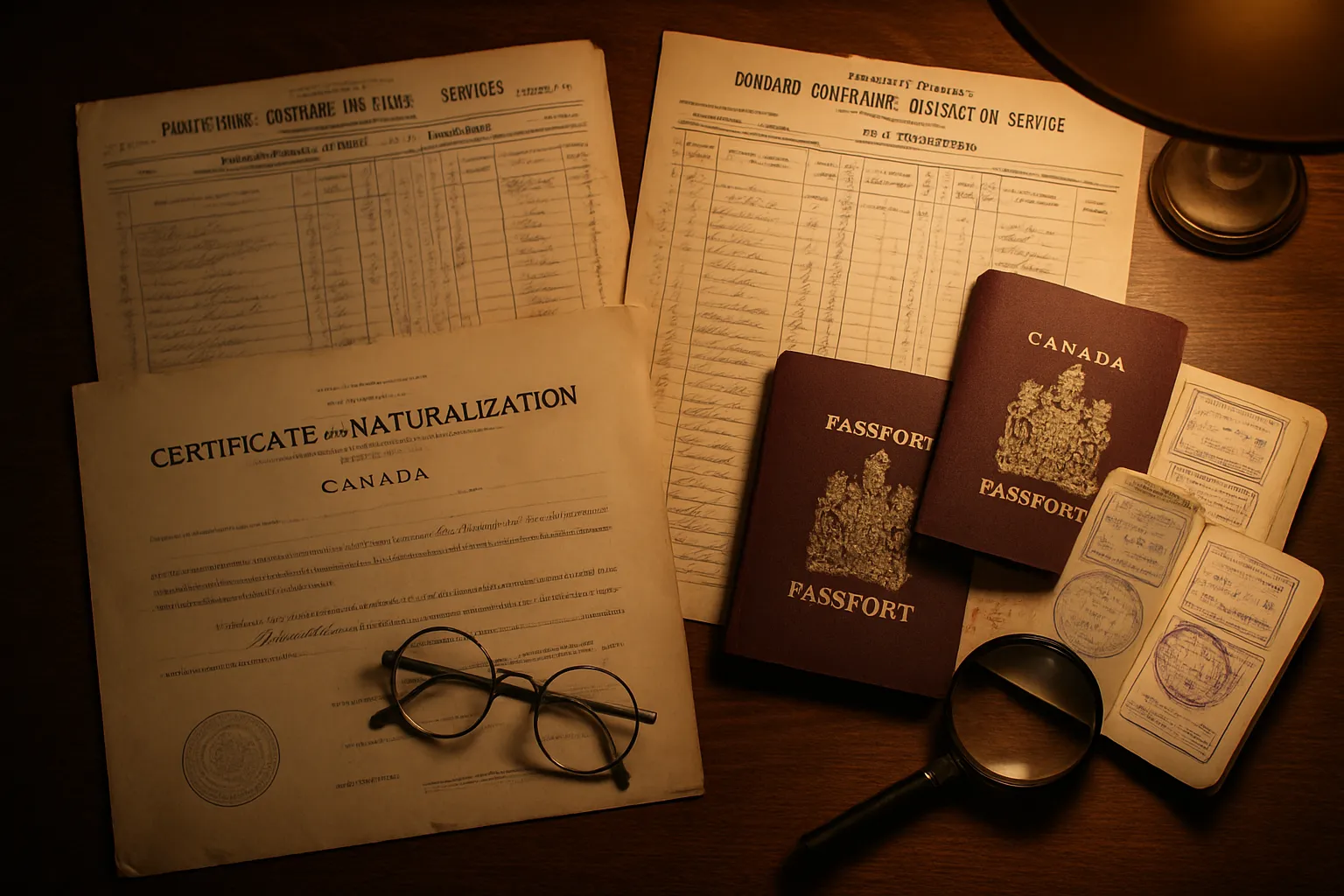 Canadian immigration records for Ukrainian ancestors