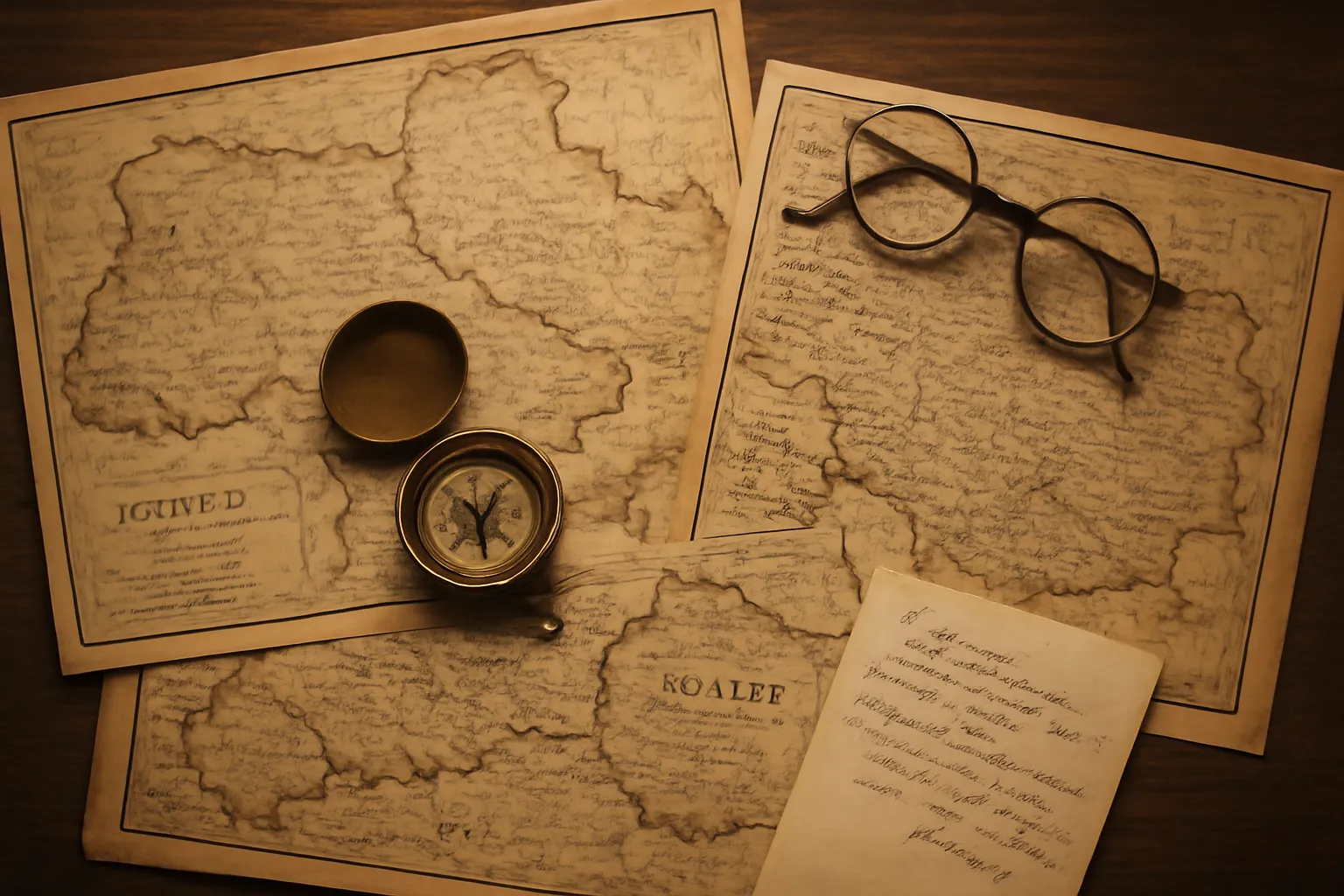 Maps for genealogy research