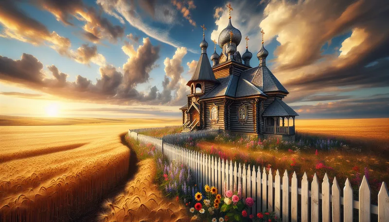 Ukrainian heritage memorial park on the Canadian prairies